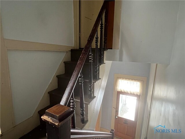 view of staircase