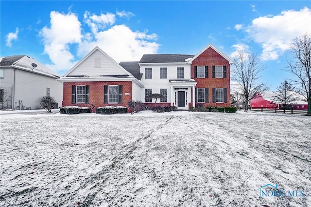 view of front of home