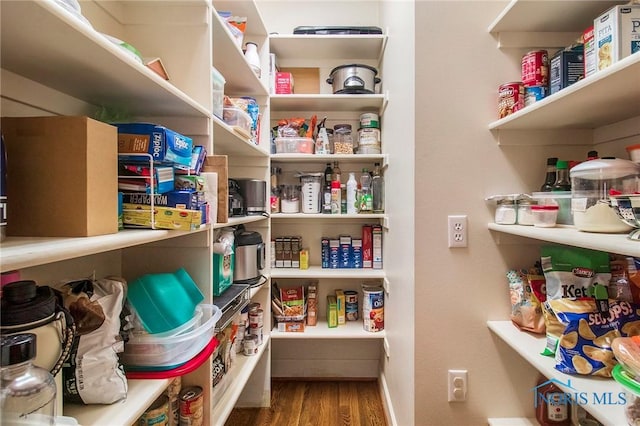 view of pantry