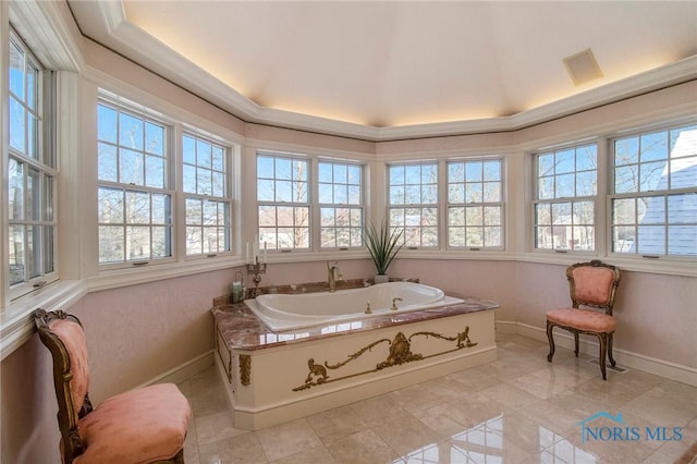 bathroom with a healthy amount of sunlight