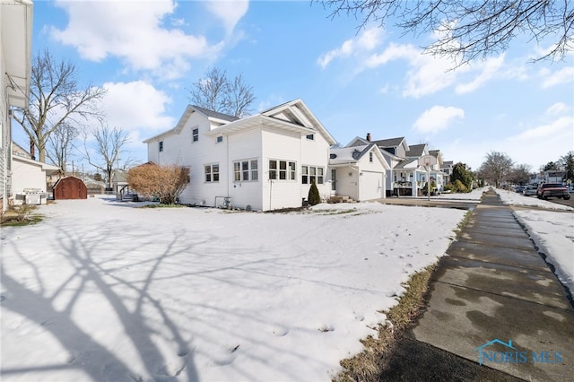 view of rear view of property