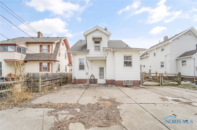 view of rear view of house