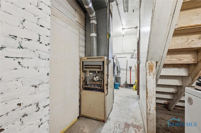 interior space featuring washer / dryer