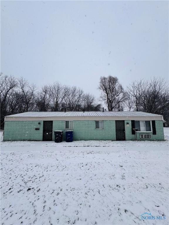 view of ranch-style house