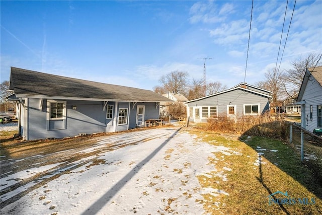 view of back of house