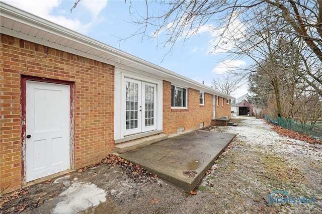 exterior space with a patio area