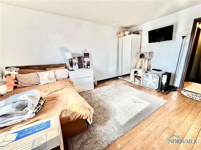 living room featuring hardwood / wood-style flooring