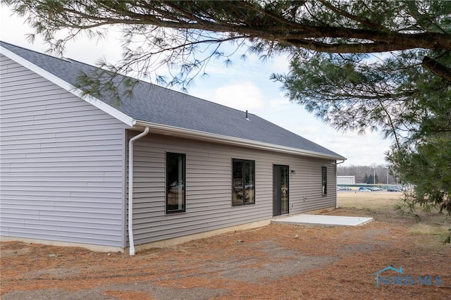 rear view of house featuring a patio area