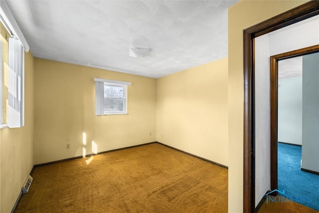 empty room featuring carpet floors