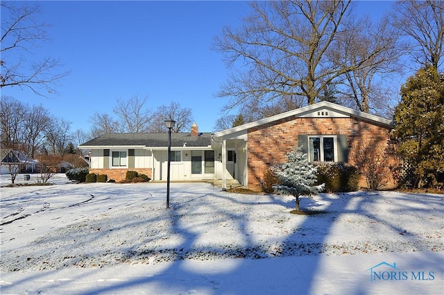 view of ranch-style house