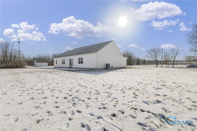 view of back of property