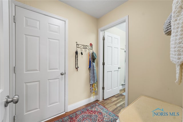 interior space featuring light hardwood / wood-style flooring