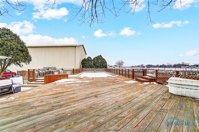 view of deck