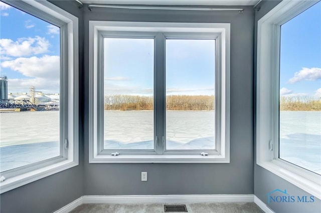 interior space with a wealth of natural light