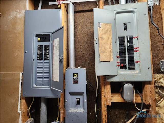 utility room featuring electric panel