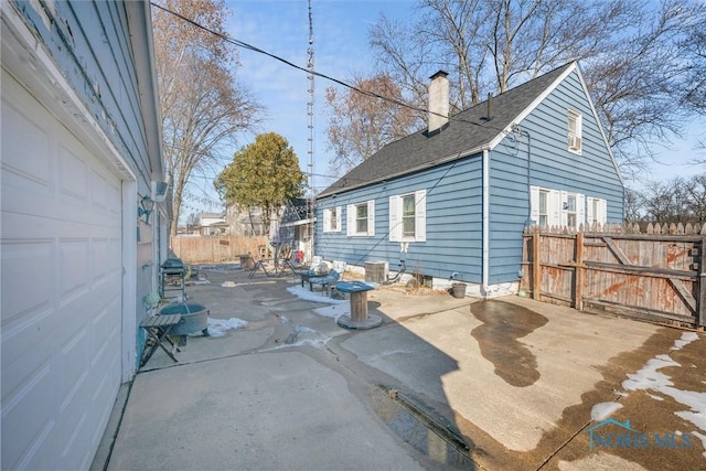 view of patio / terrace featuring central AC