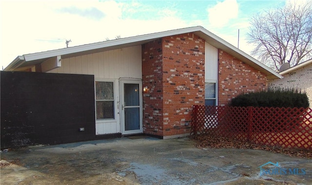 exterior space featuring a patio area