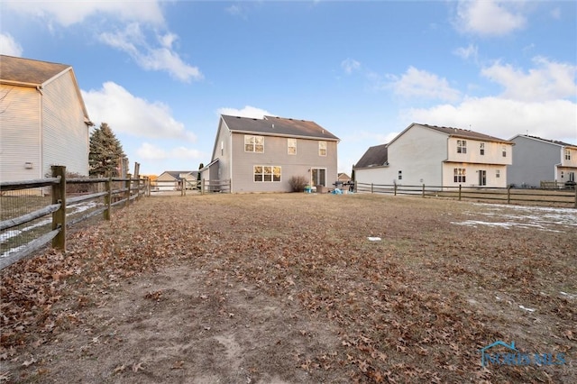 view of rear view of property