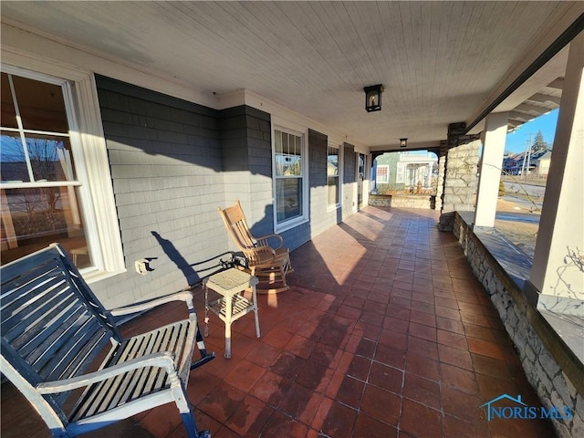 view of patio / terrace featuring a porch