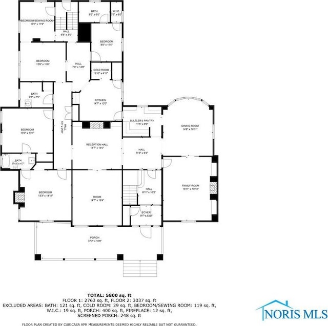 424 Winthrop St, Toledo, OH 43620 - floor plan / room layout