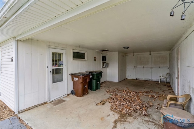 view of patio featuring cooling unit