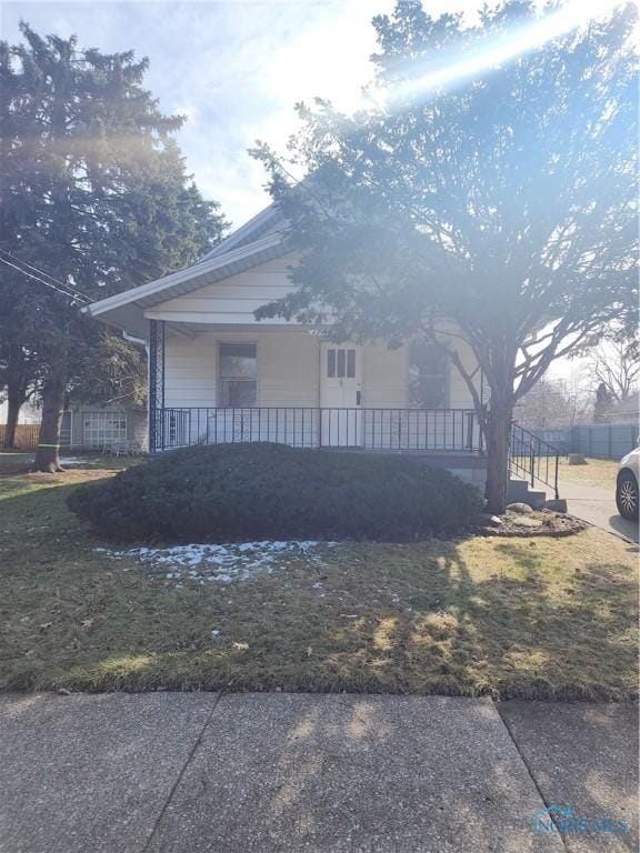 view of bungalow-style house