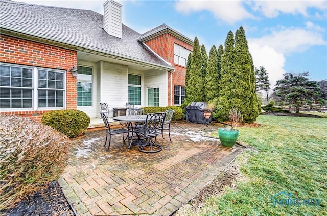 view of patio / terrace with grilling area