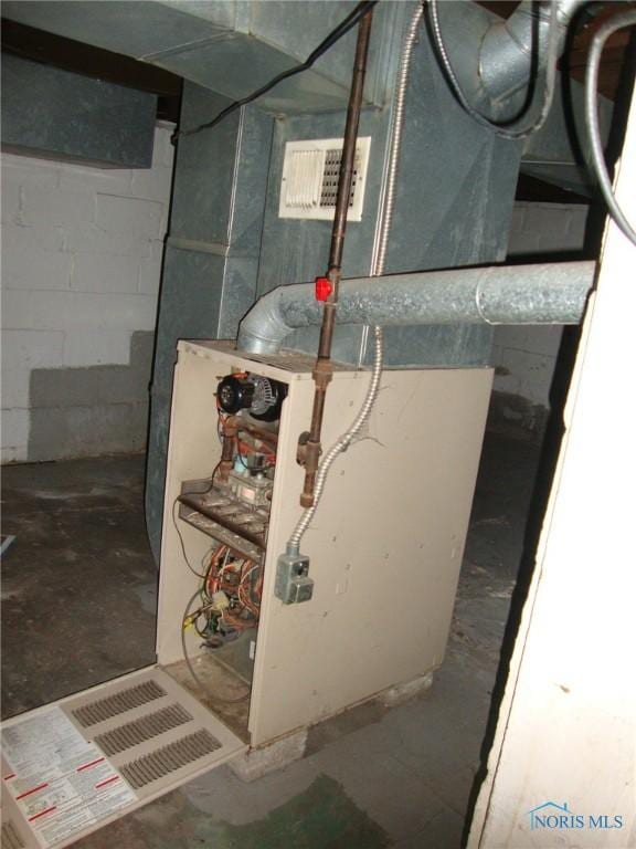 view of utility room