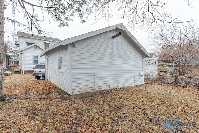 view of side of property