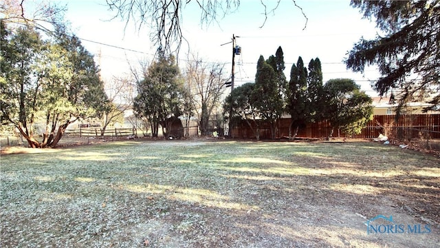 view of yard