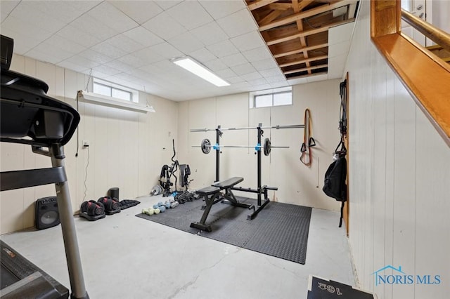 view of exercise room