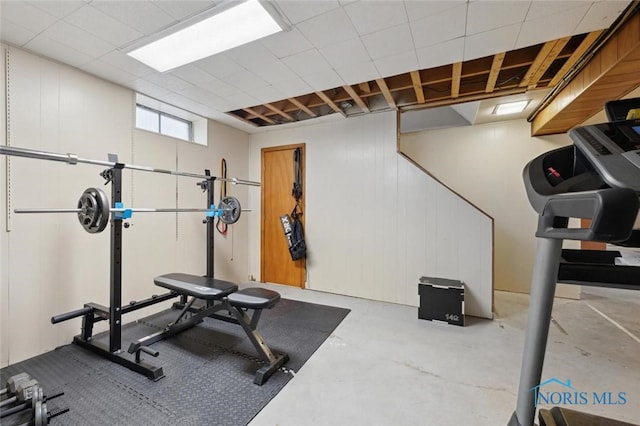 view of workout room