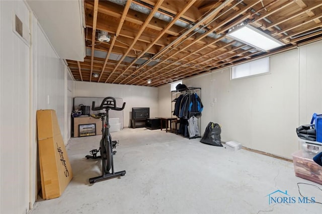 view of workout room