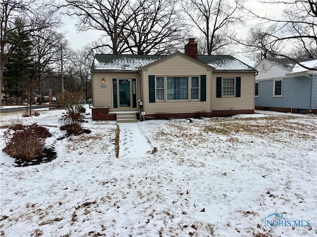 view of bungalow-style house