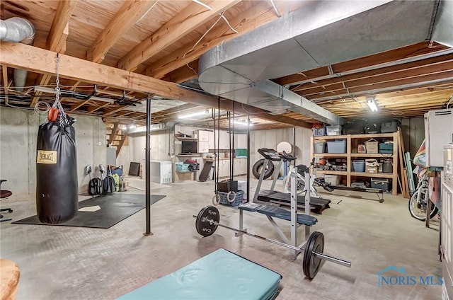 view of exercise room