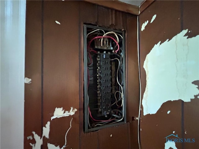 utility room featuring electric panel