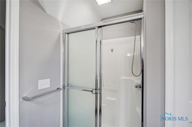 bathroom with walk in shower