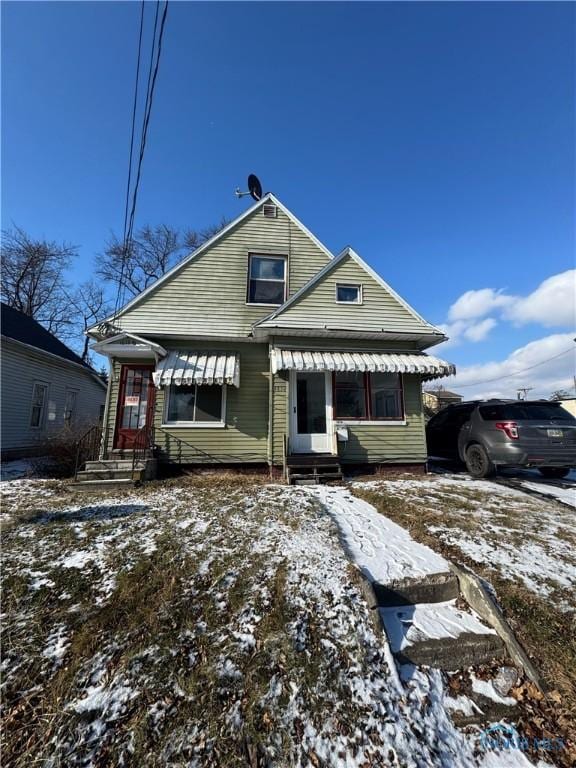 view of front of home