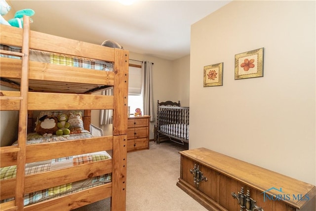 bedroom featuring carpet flooring