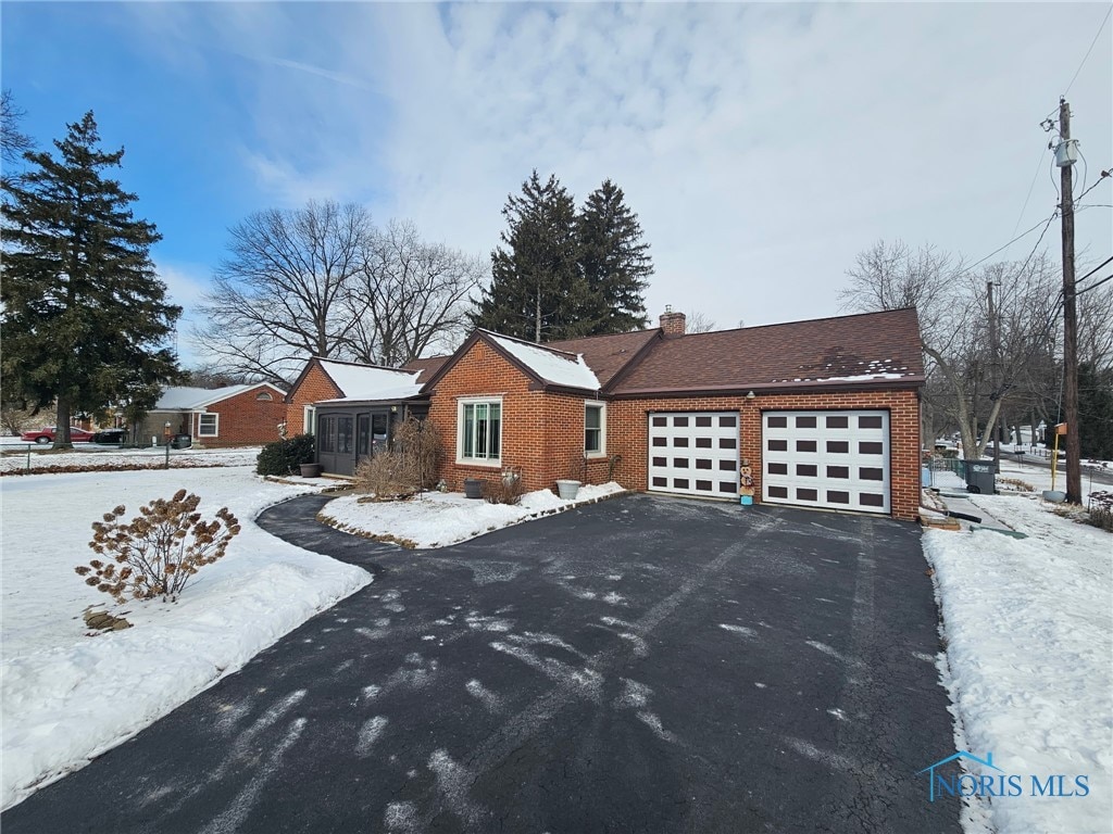 ranch-style house with a garage