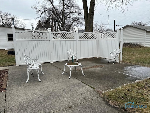 view of patio