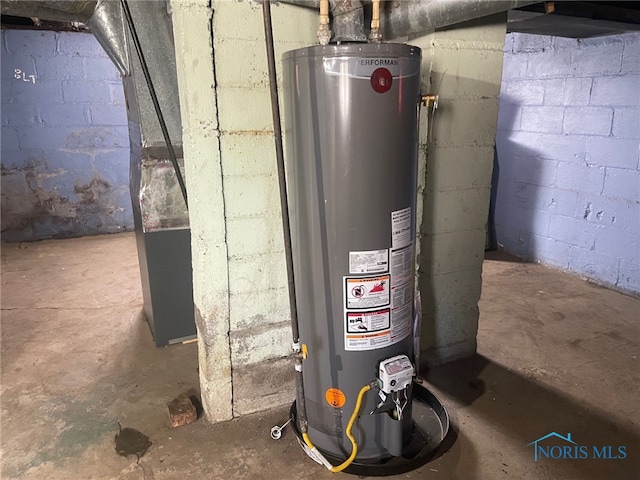 utilities with gas water heater