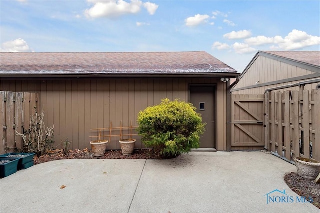 exterior space with a patio