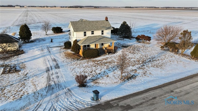 11608 Reitz Rd, Perrysburg, OH 43551 - view of snowy aerial view