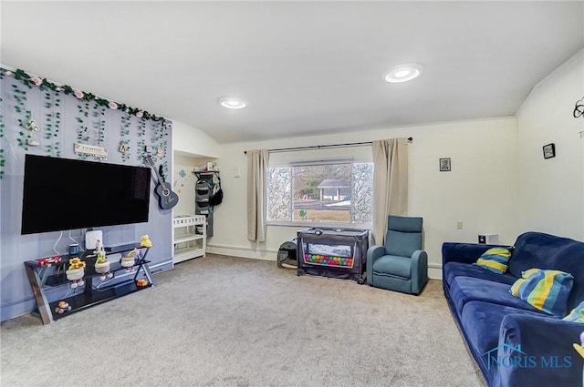 4811 Larkhaven Dr, Toledo, OH 43623 - living area featuring carpet and baseboards