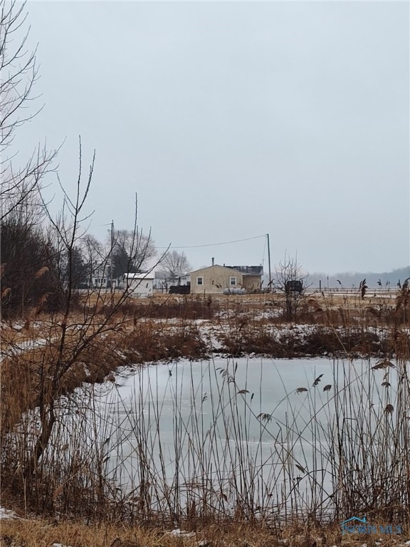 view of snowy yard