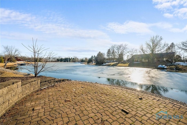 view of water feature