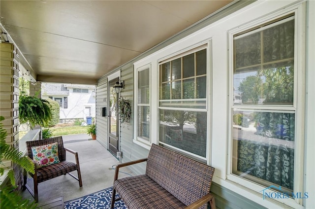 view of patio / terrace with a porch