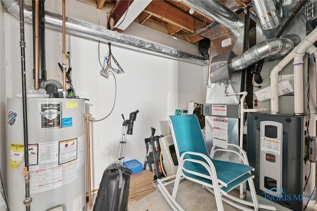 utilities with water heater