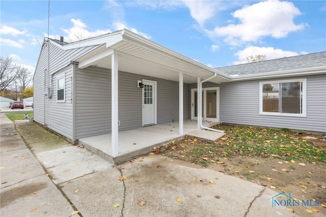 exterior space featuring a porch